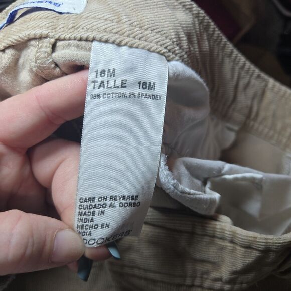 Womens Vintage Dockers Soft Corduroy‎ Pants-Brown-16M - Picture 6 of 6